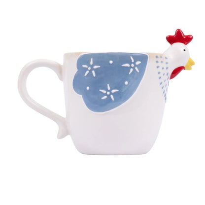 Henhouse Blue Mug