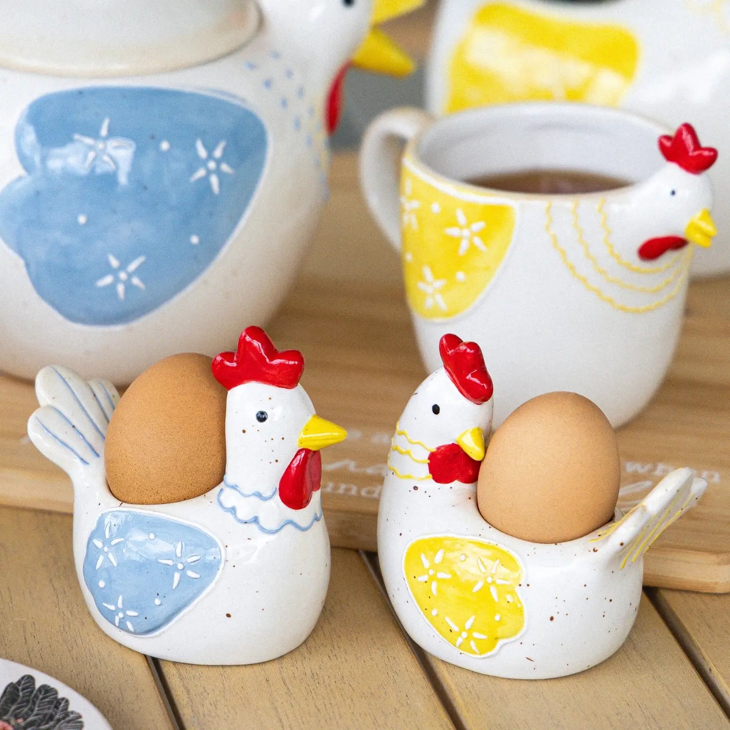 Henhouse Yellow Egg Cup