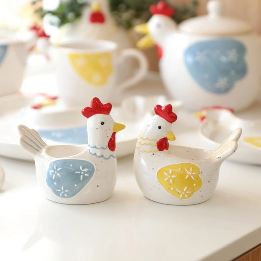 Henhouse Blue Egg Cup