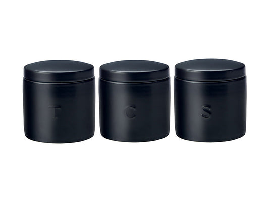 Epicurious Canister Set | Black 500ml Set 3
