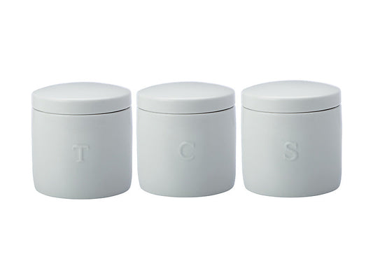 Epicurious Canister Set | White 500ml Set 3