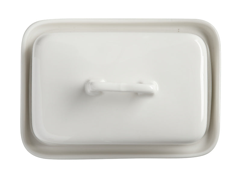 Epicurious Butter Dish | White