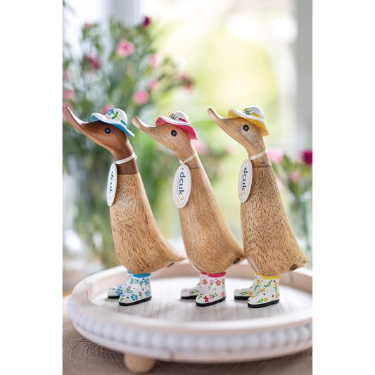 DCUK British Flower Hat and Boots Ducklings