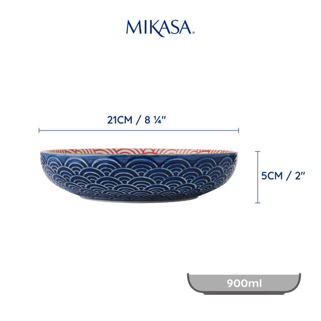 Mikasa Coupe Bowl | Blue Arc