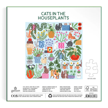 Galison Cats in the Houseplants 500pc