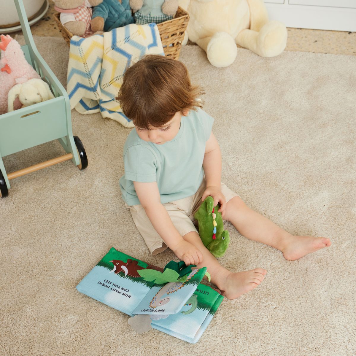 Dinosaurs Activity Fabric Book & Toy Set