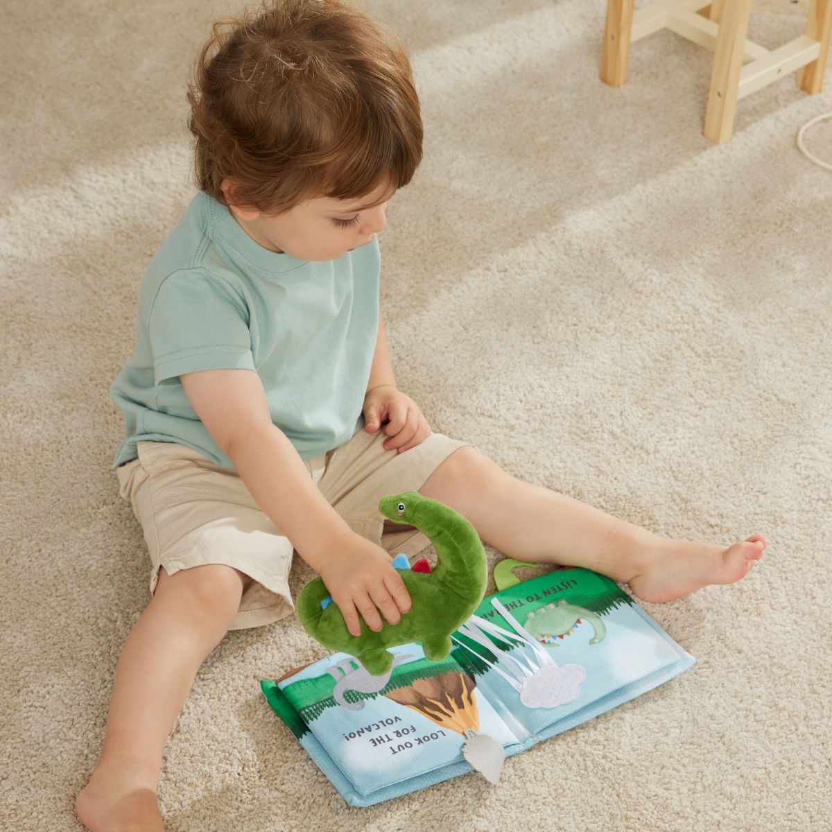 Dinosaurs Activity Fabric Book & Toy Set