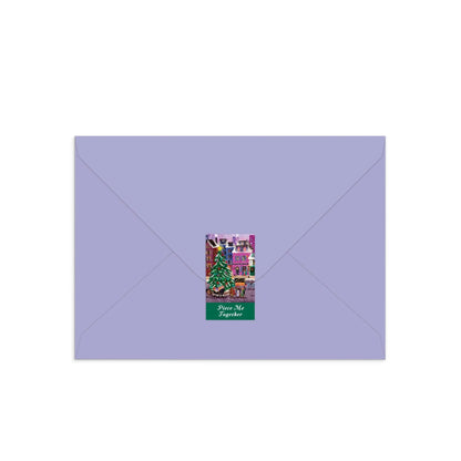 Joy Laforme Christmas Square Greeting Card Puzzle