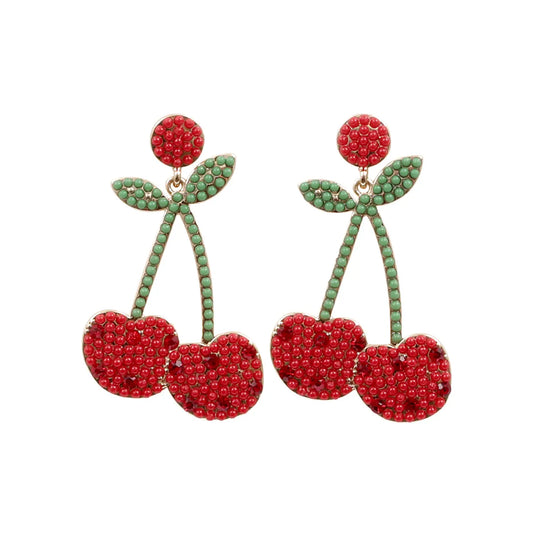 Kiki Earrings | Cherry Pop