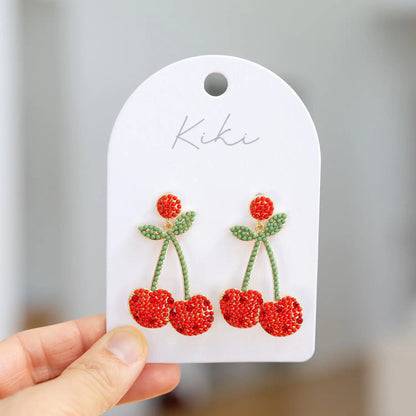Kiki Earrings | Cherry Pop