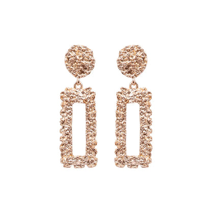 Kiki Earrings | Luxe Gold Rectangle