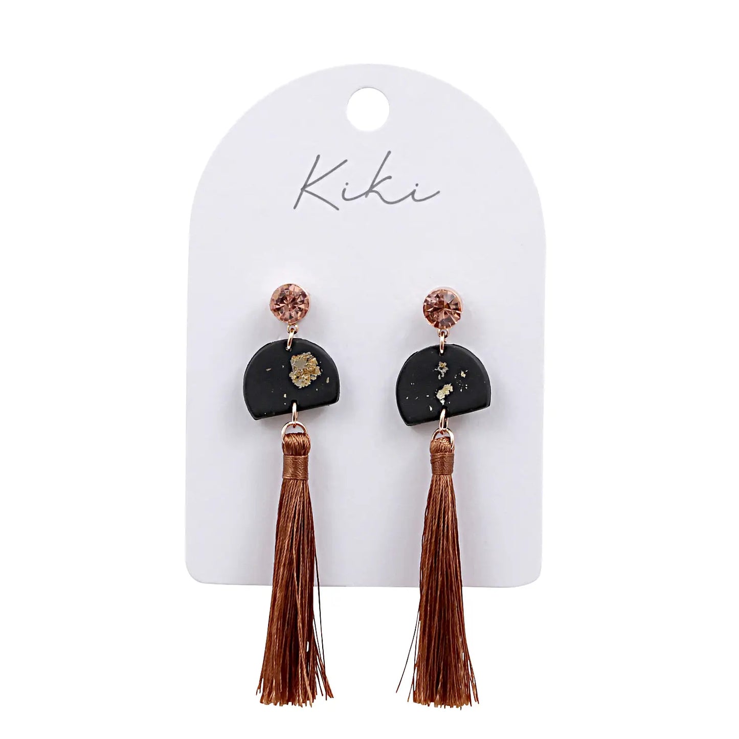 Kiki Earrings | Midnight Tassel