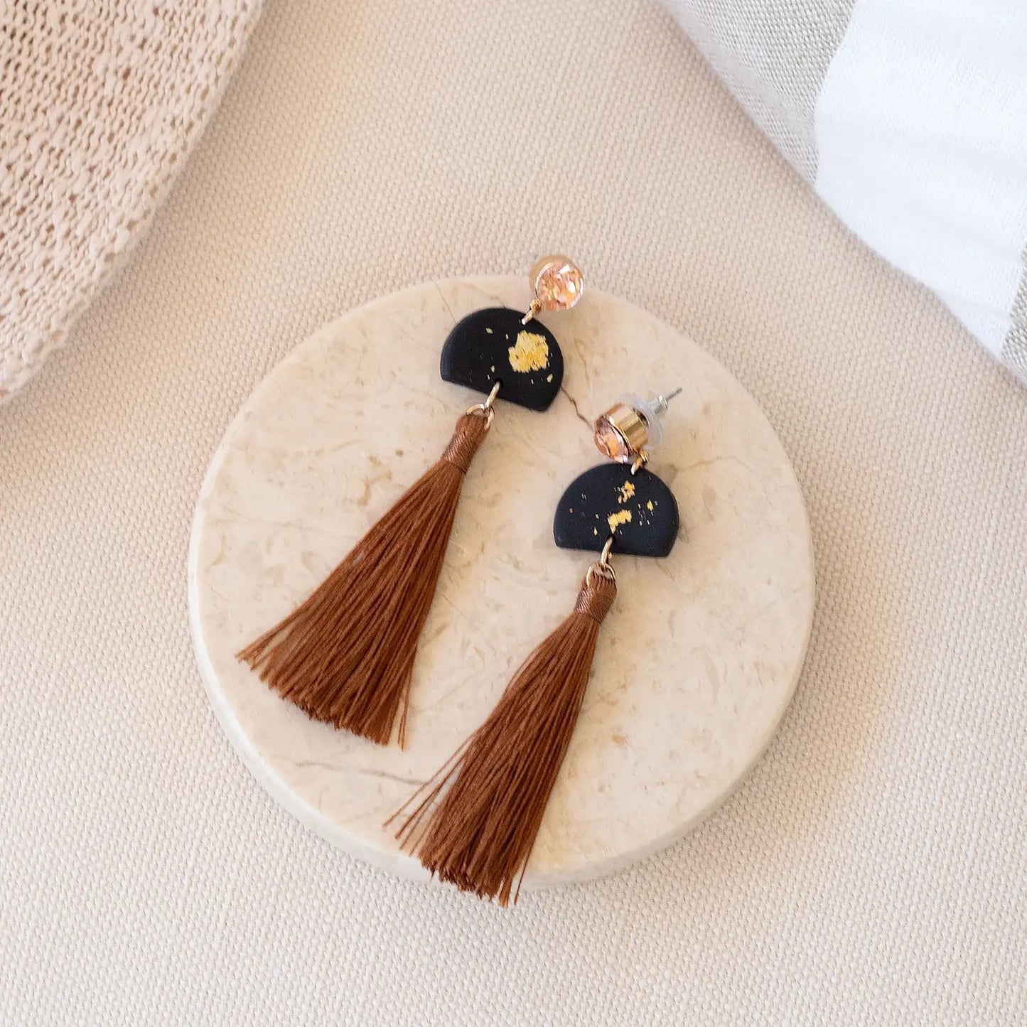 Kiki Earrings | Midnight Tassel