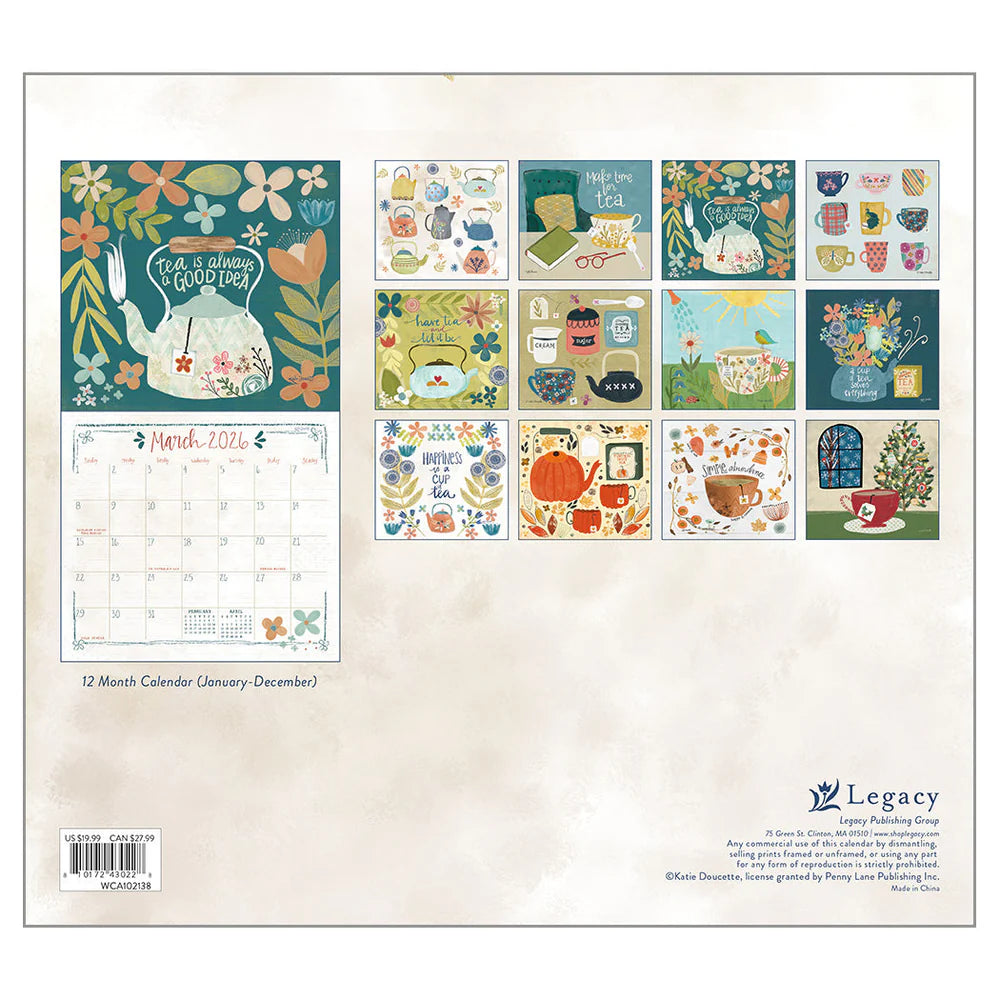 Be Gentle 2026 Wall Calendar