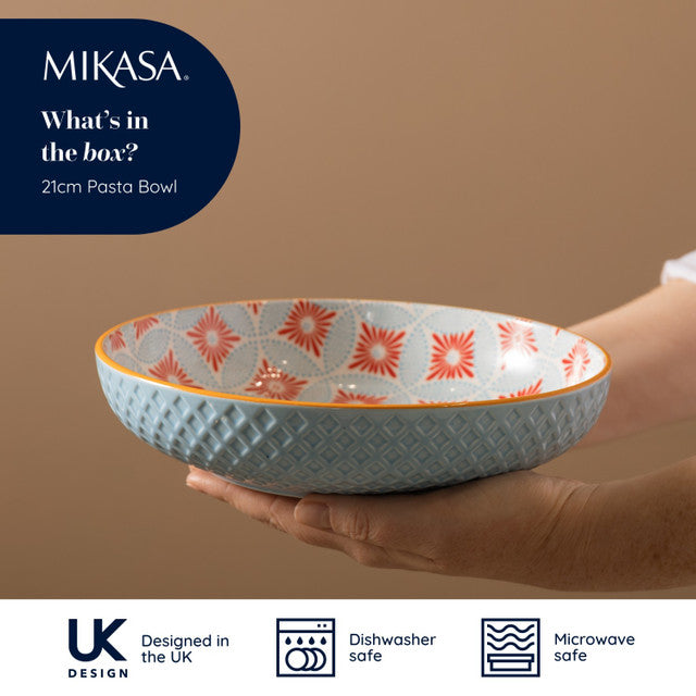 Mikasa Coupe Bowl | Blue Mosaic
