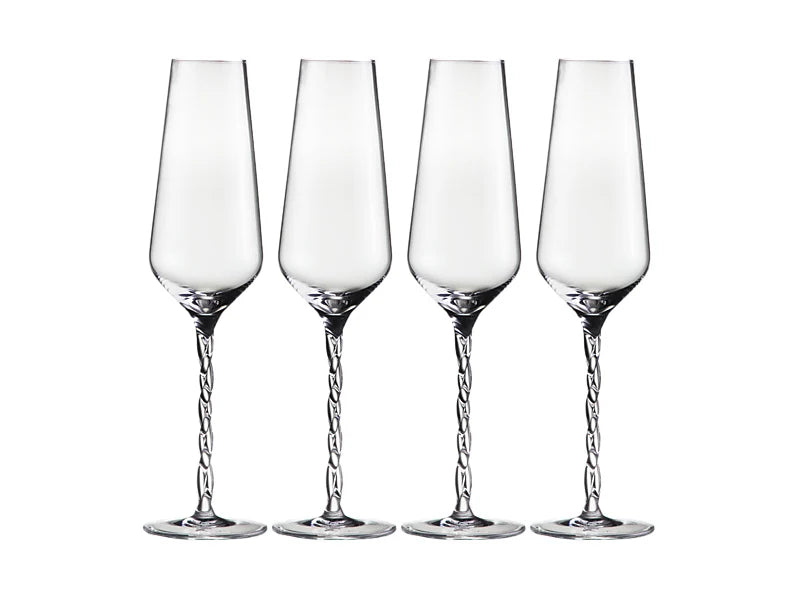 Eterna Champagne Flute Glass Set 4