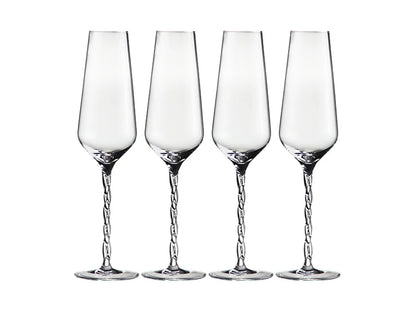 Eterna Champagne Flute Glass Set 4