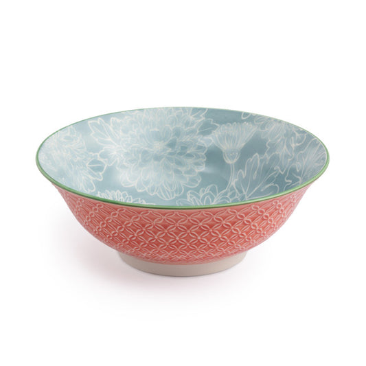 Mikasa Ramen Bowl | Grey Floral