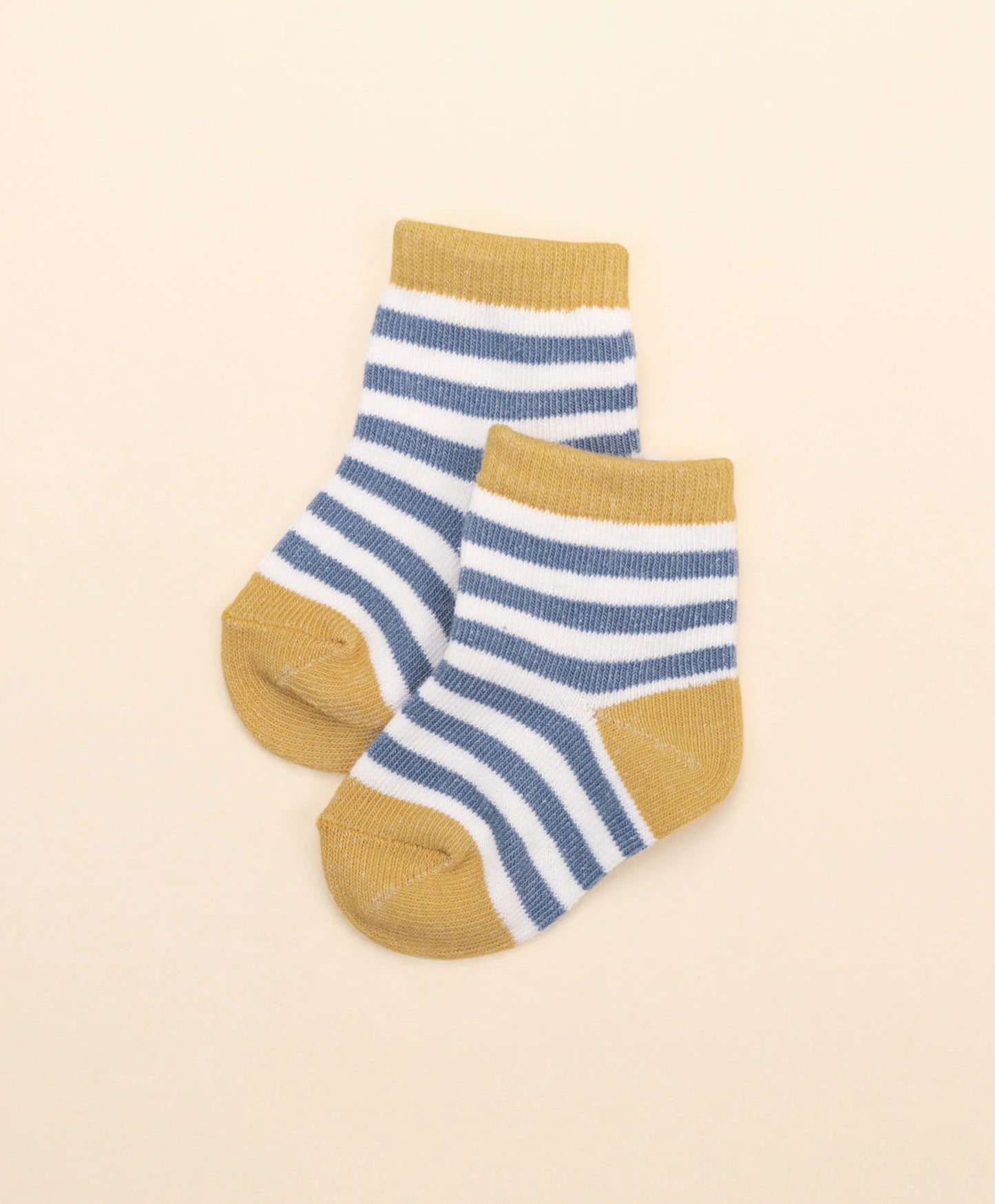 Socks | Blue & Mustard