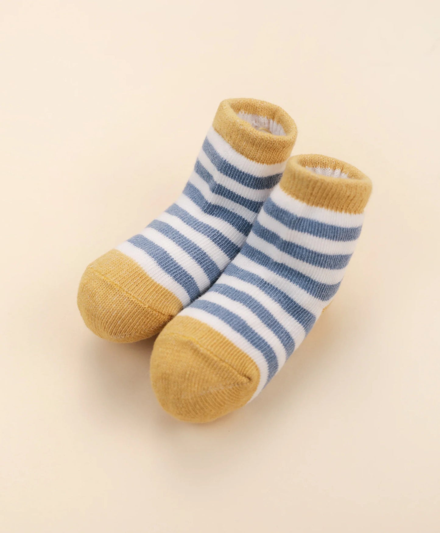Socks | Blue & Mustard