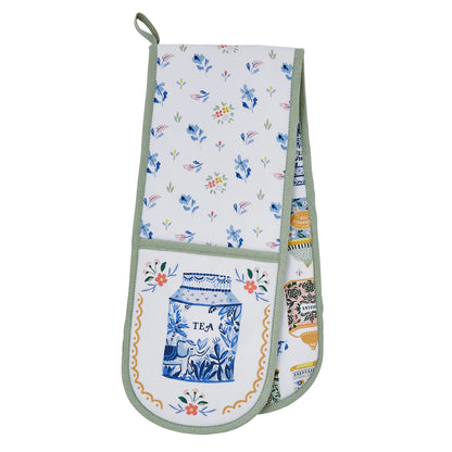 Tea Tins  Double Oven Glove