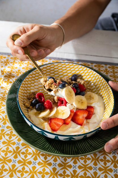 Mikasa Coupe Bowl | Green Leaf