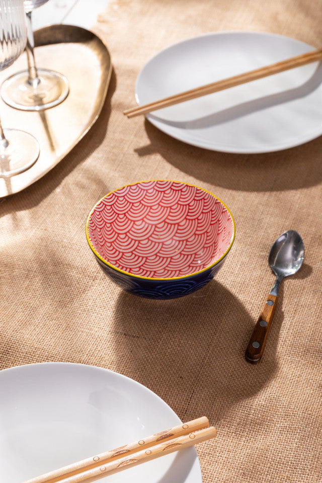 Mikasa Nibble Bowl | Blue Red Arc