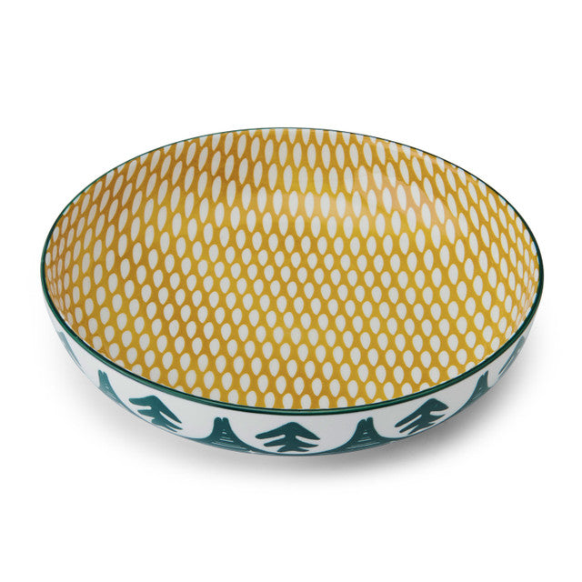 Mikasa Coupe Bowl | Green Leaf