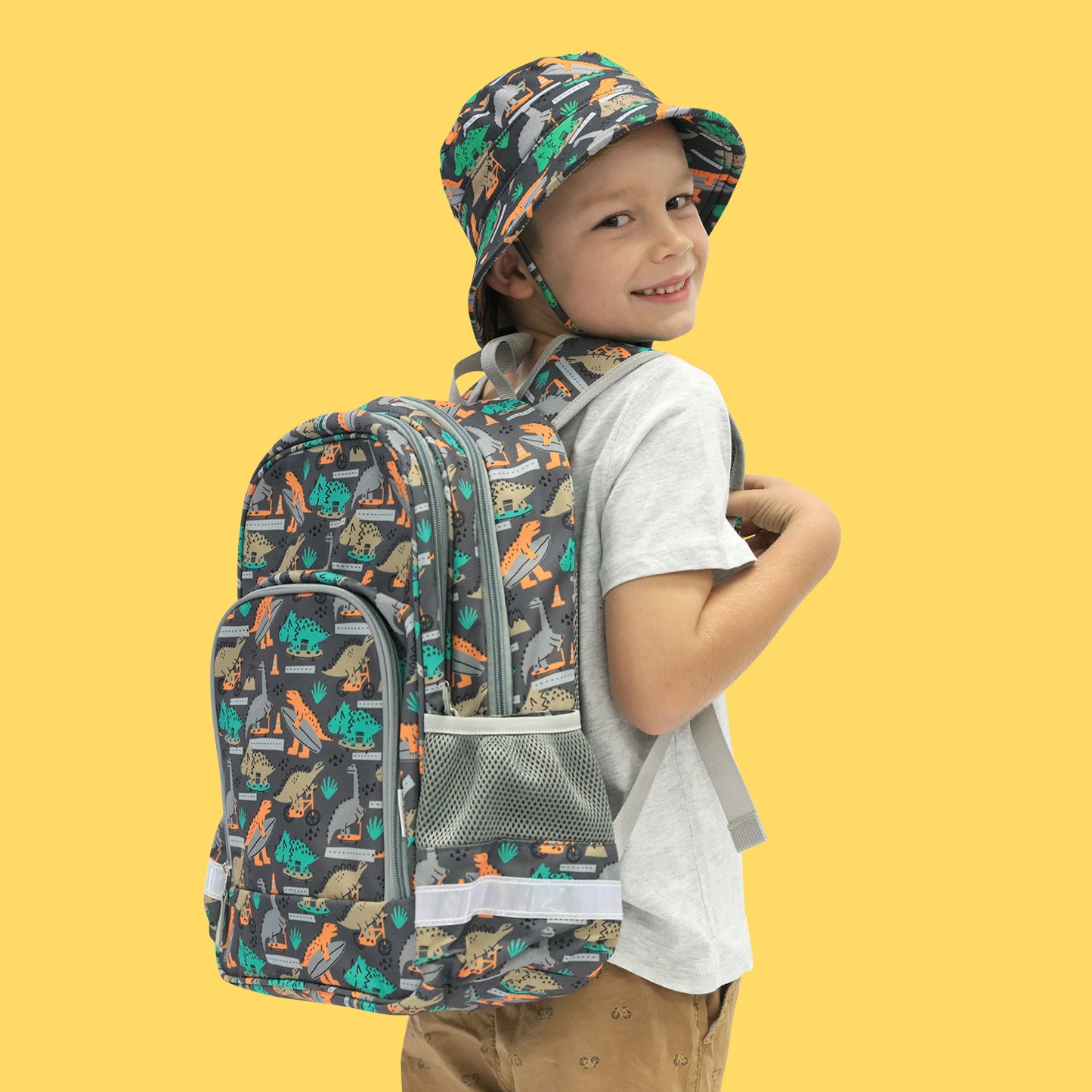 Backpack Dino Skate Out & About