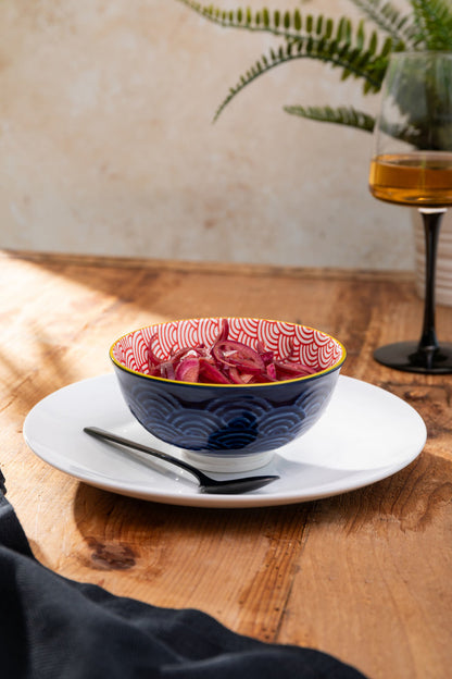 Mikasa Nibble Bowl | Blue Red Arc