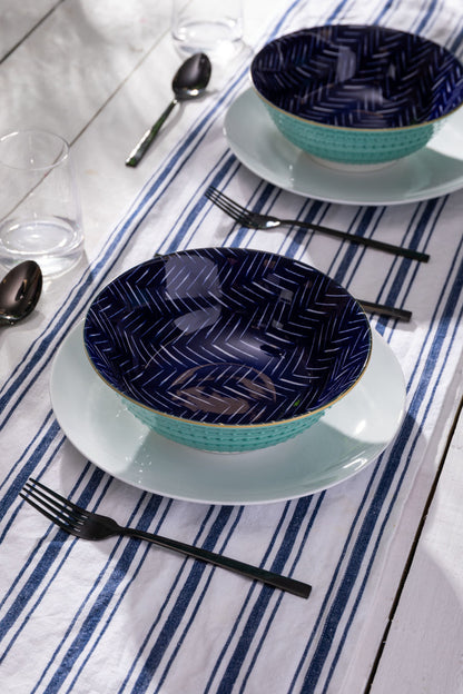 Mikasa Ramen Bowl | Indigo Chevron