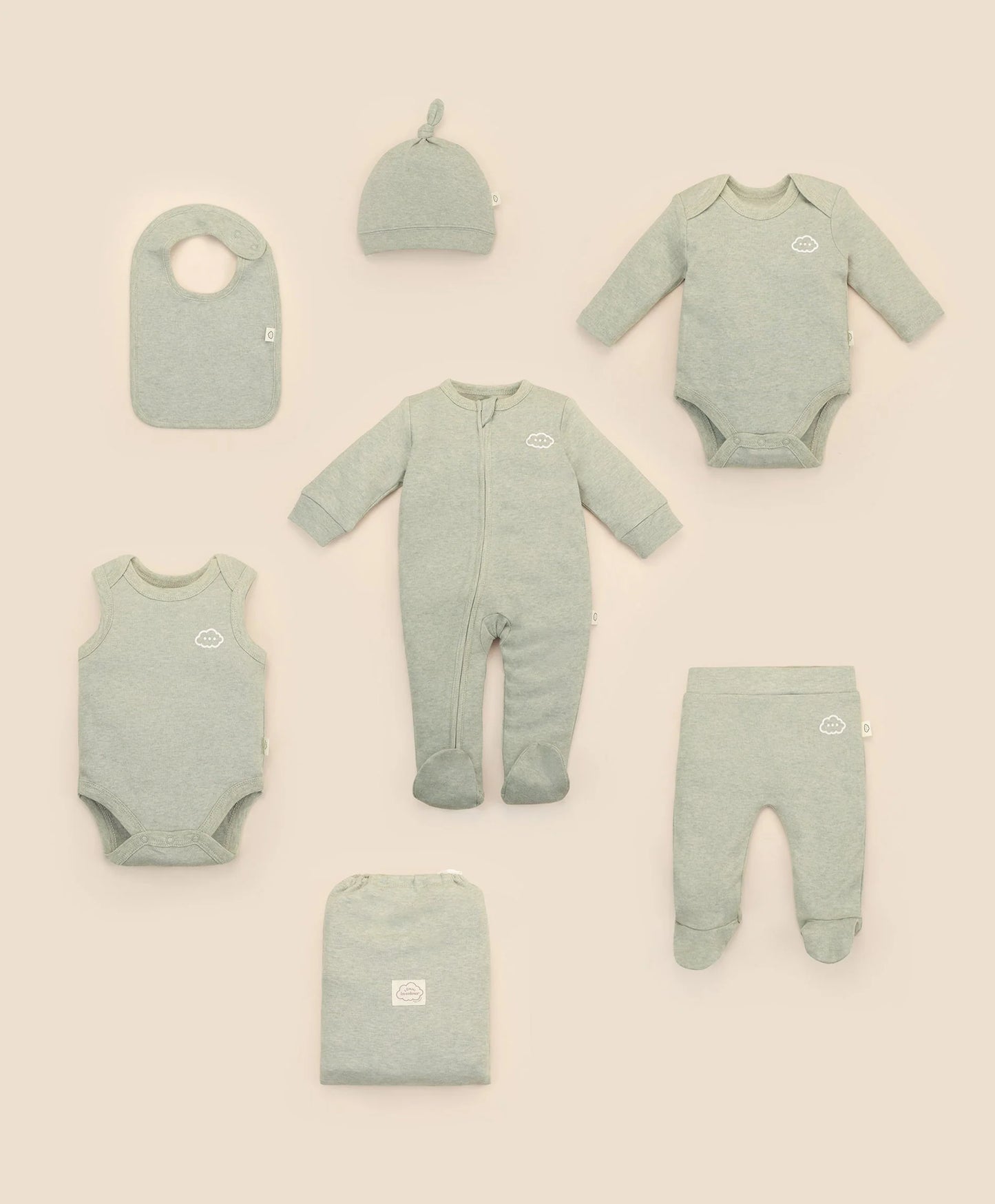 6pce Essentials Set | Sage Green