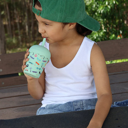 Skate Aqua Mini Smoothie Cup & Straw 200ml