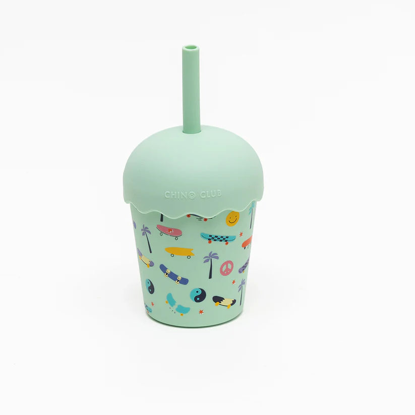 Skate Aqua Mini Smoothie Cup & Straw 200ml