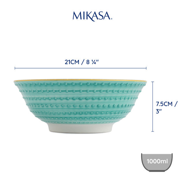 Mikasa Ramen Bowl | Indigo Chevron