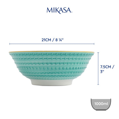 Mikasa Ramen Bowl | Indigo Chevron