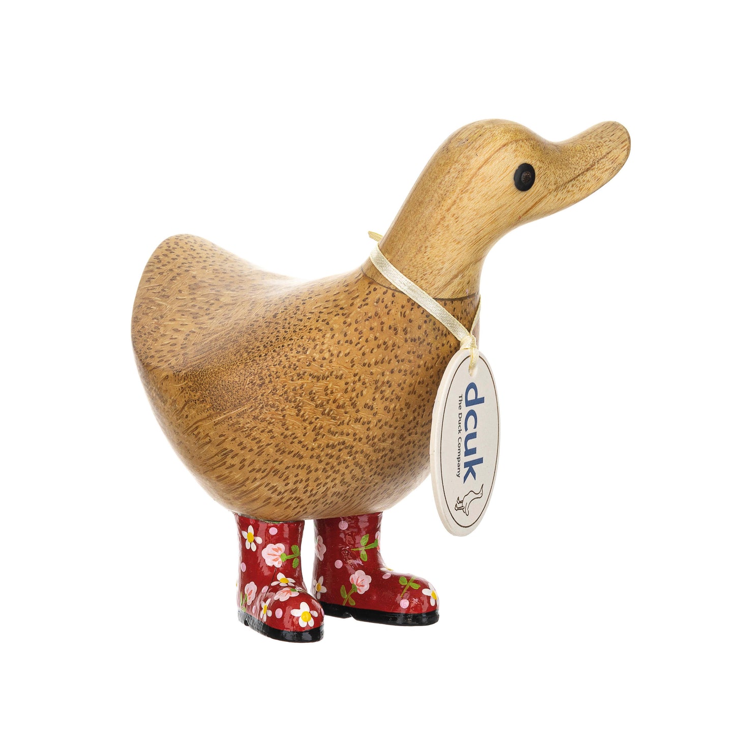 DCUK Natural Welly Ducky Flowers