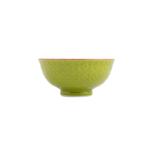 Mikasa Nibble Bowl | Green Blue Geometric