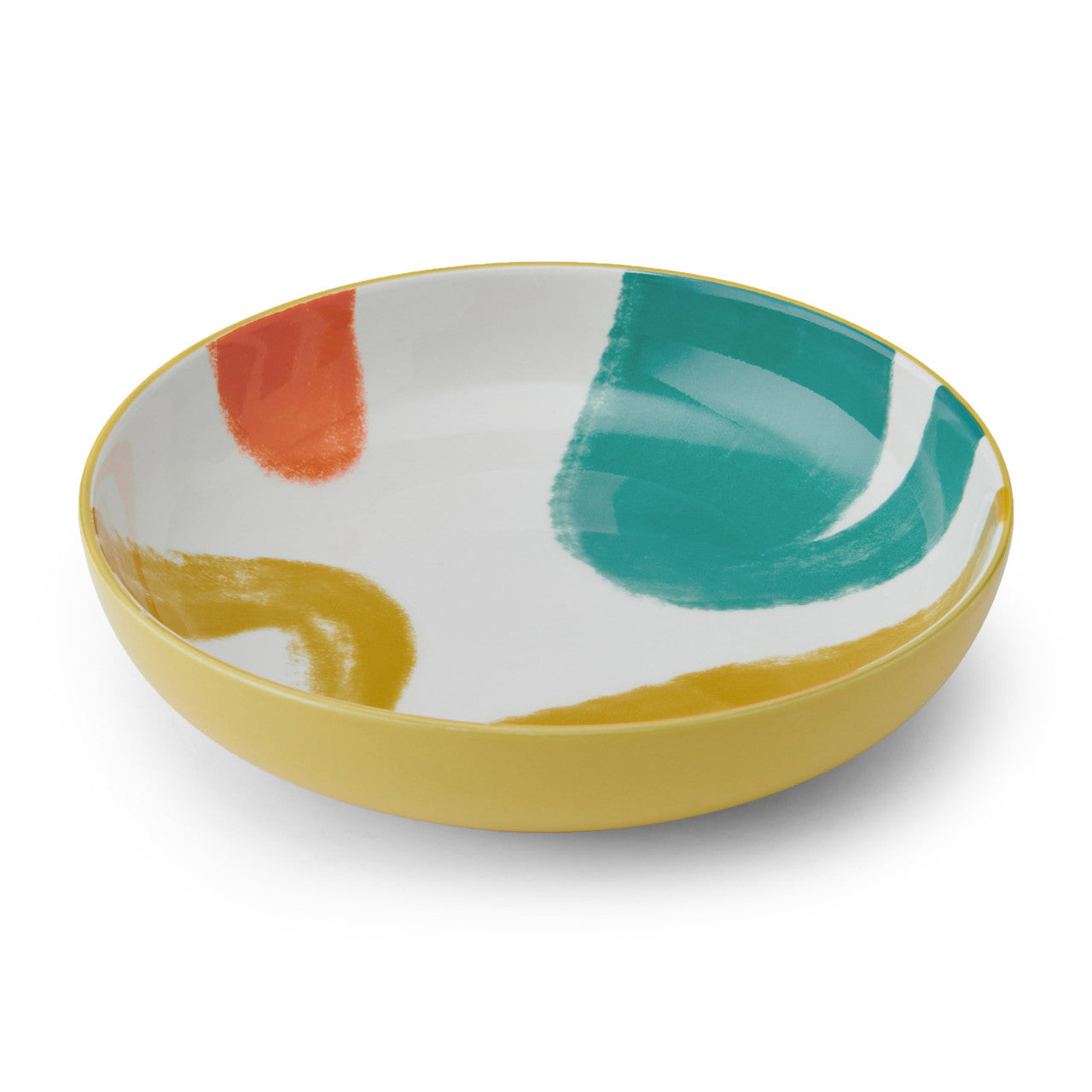 Mikasa Coupe Bowl | Yellow Abstract