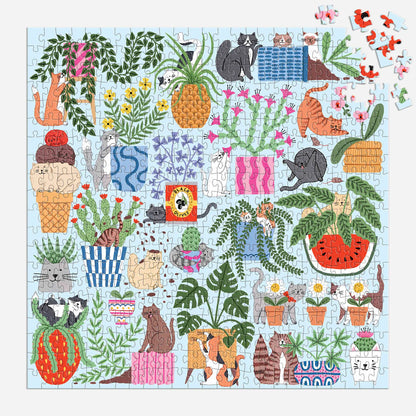 Galison Cats in the Houseplants 500pc