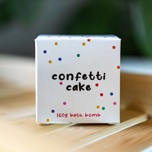 Bath Bomb Confetti Cake