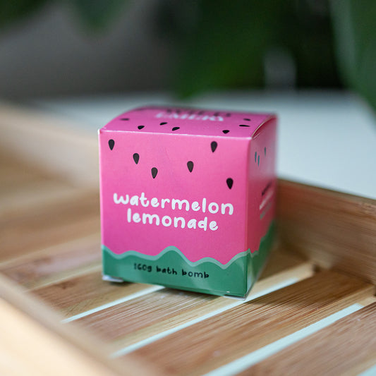 Bath Bomb Watermelon Lemonade