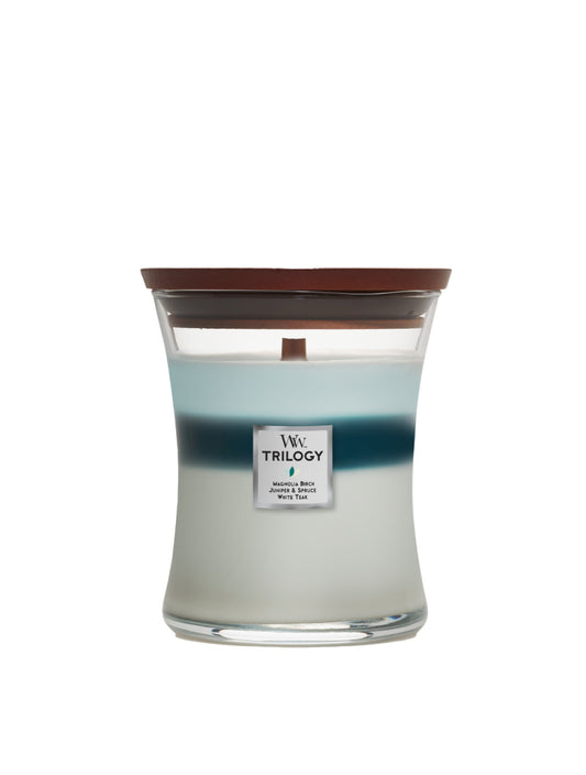 Icy Woodland Trilogy Medium Candle