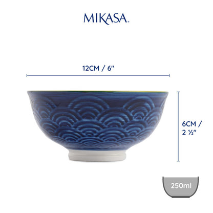 Mikasa Nibble Bowl | Blue Red Arc