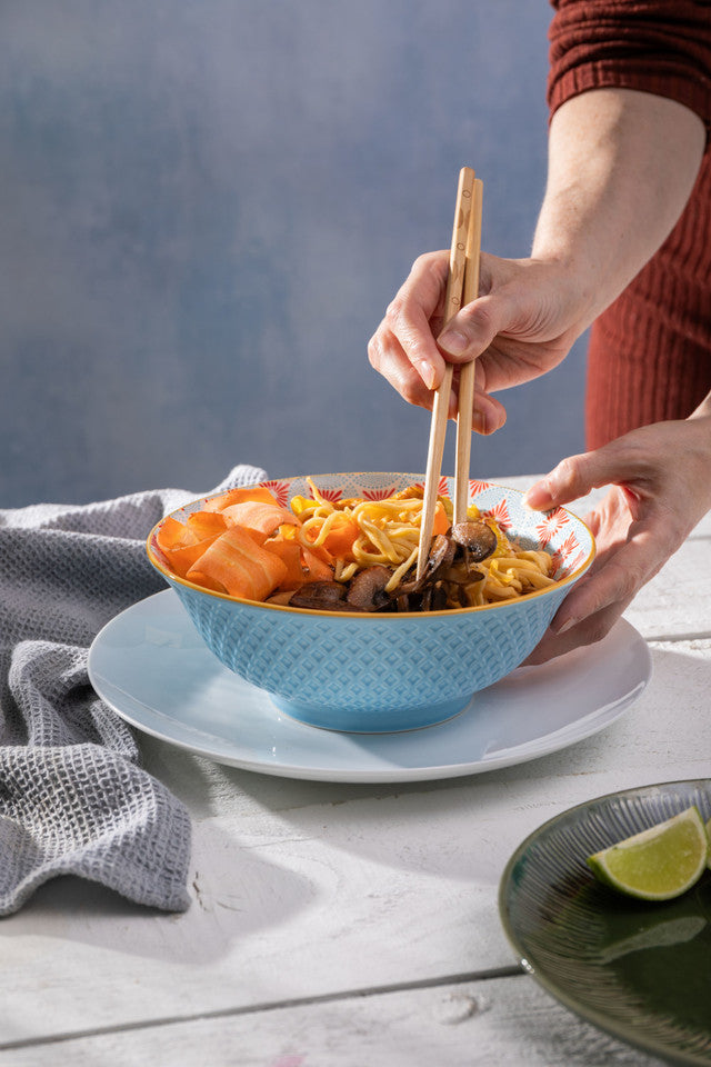 Mikasa Ramen Bowl | Blue Mosiac