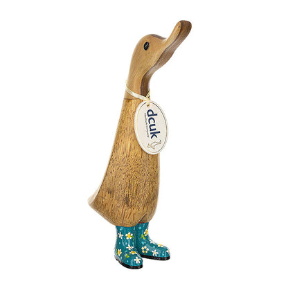 DCUK Natural Welly Duckling Flowers