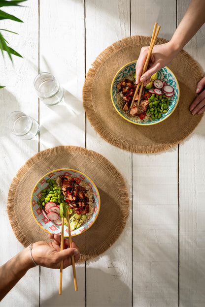 Mikasa Coupe Bowl | Blue Mosaic