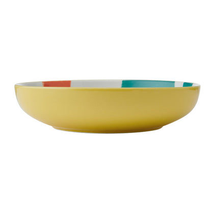 Mikasa Coupe Bowl | Yellow Abstract