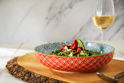 Mikasa Coupe Bowl | Geometric Leaf