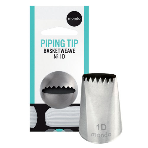 Mondo Basketweave Piping Tip #1D